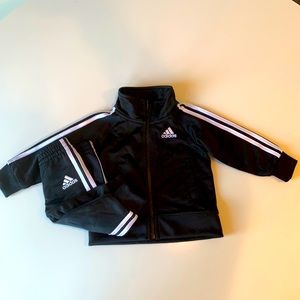 Adidas Black Tracksuit 2-pc - Infant